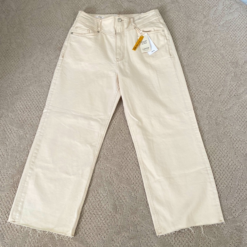 New wide leg jeans from Mango